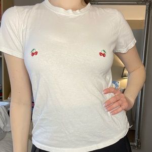 Brandy Melville tshirt cherry